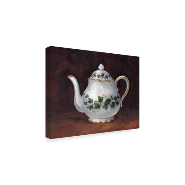 Barbara Mock 'Ivy Teapot' Canvas Art,35x47